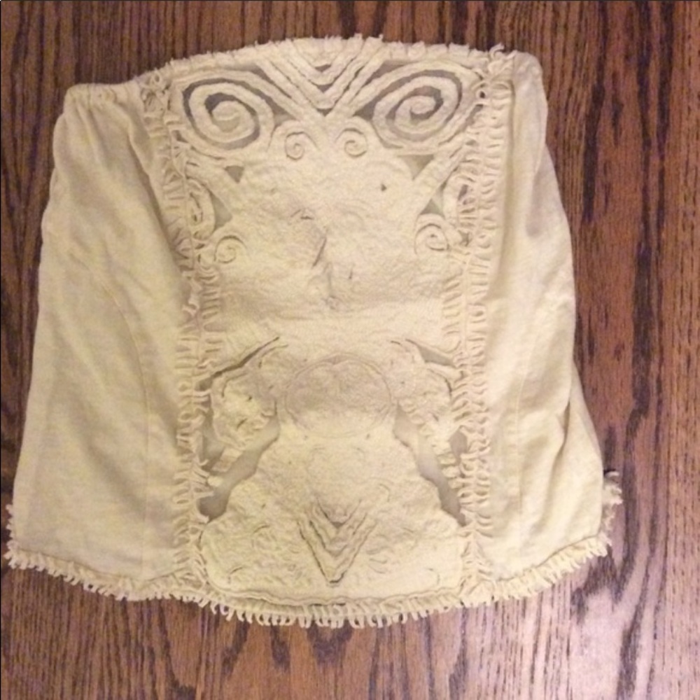 Free People strapless top